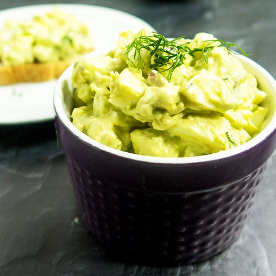 Creamy Avocado Egg Salad