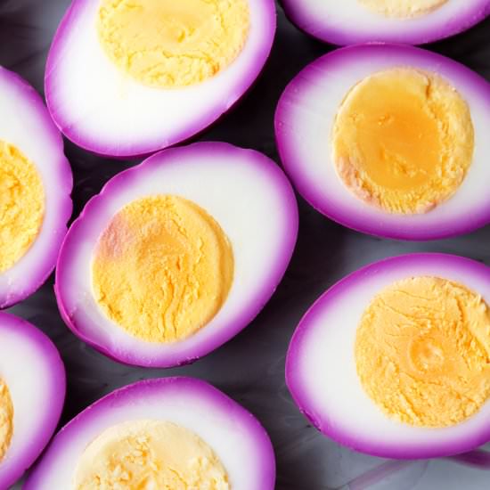 Pink Pickled Eggs