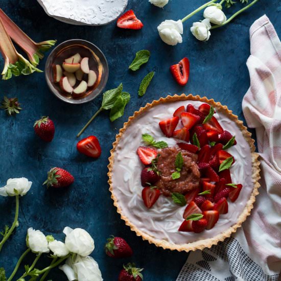 Strawberry Vanilla Tart