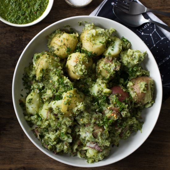 Chimichurri Potato Salad