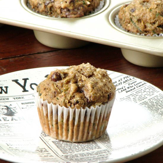 Mocha Zucchini Muffin