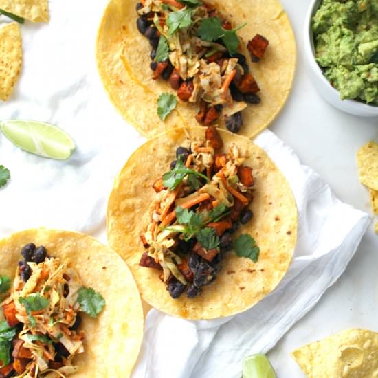 Black Bean Sweet Potato Tacos