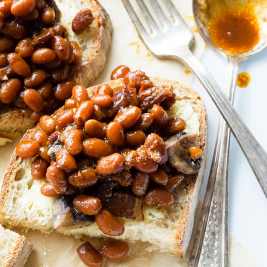 Pressure Cooker Baked Beans