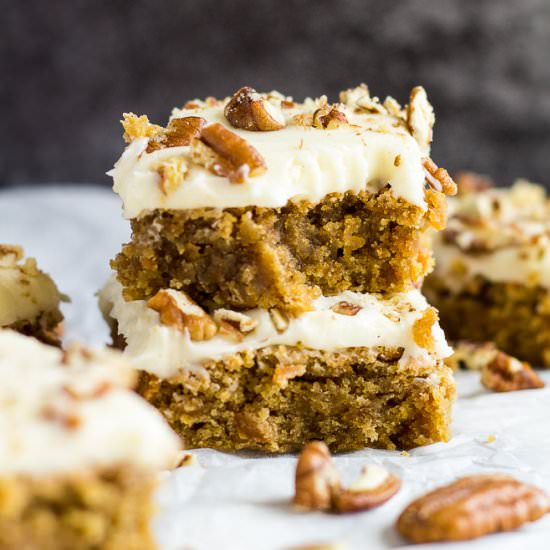 Carrot Cake Blondies