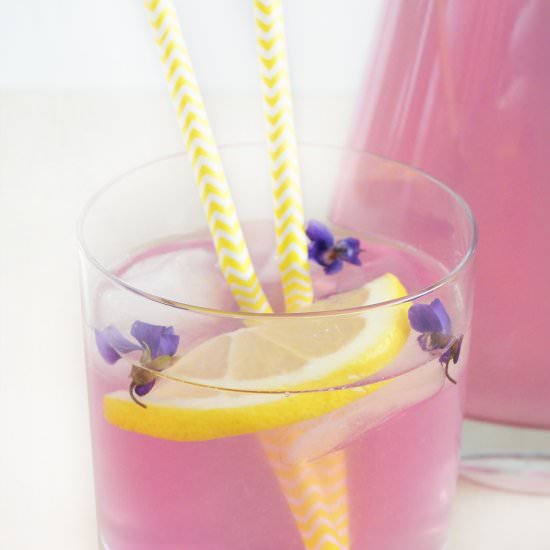 Violet lemonade