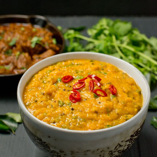 indian lentils – tarka dhal