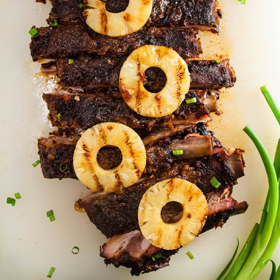 Pineapple Grilled Ribs