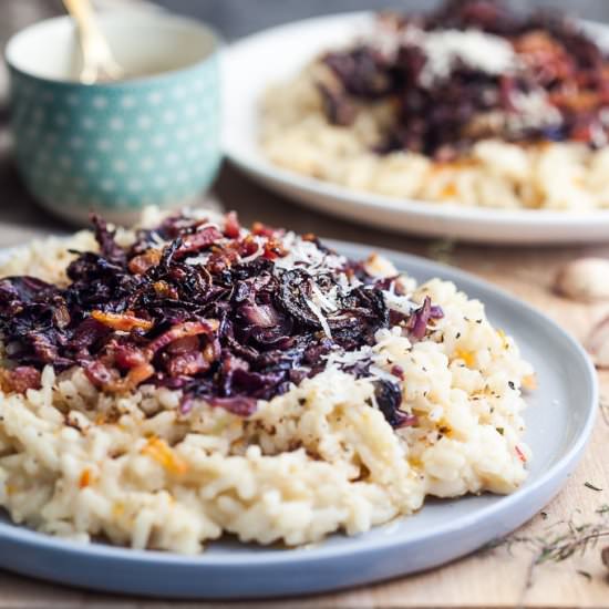 Grilled Radicchio Risotto