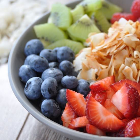 Salted Coconut Over Fruit