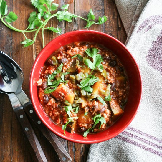 Kabocha Tofu Chili