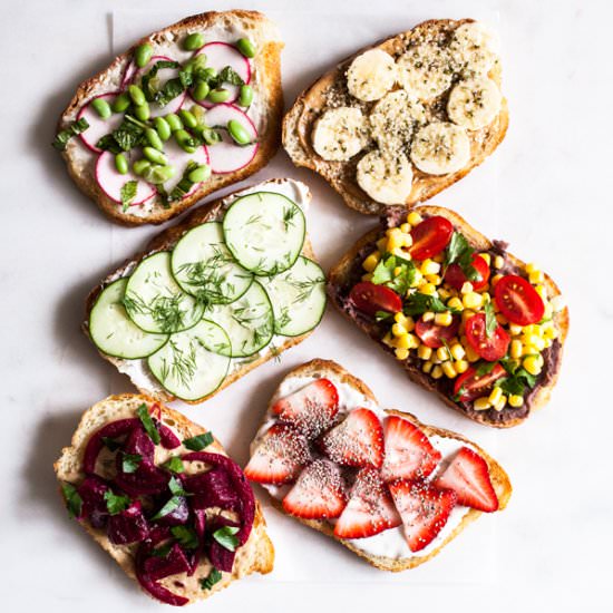 Six Tasty Vegan Toast Ideas