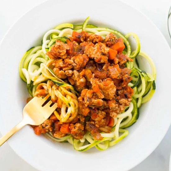 Turkey Bolognese