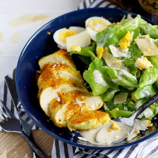 Ghee + Turmeric Caesar Salad