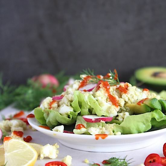 Epic Avocado Egg Salad Lettuce Cups