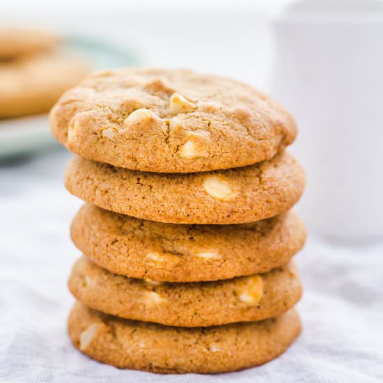 White Chocolate Macadamia Cookies