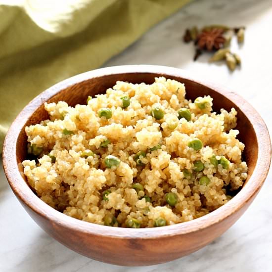 Quinoa Mattar “Pulao”