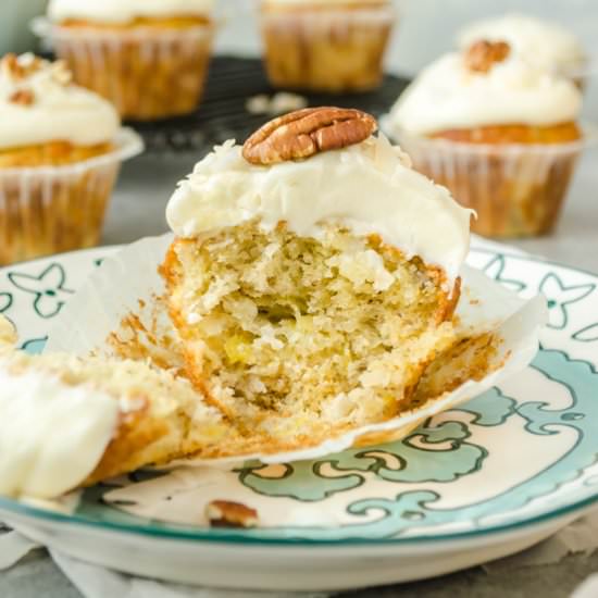 Classic Hummingbird Cupcakes