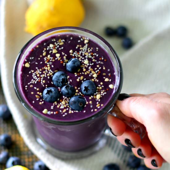 Lemon Blueberry Muffin Smoothie