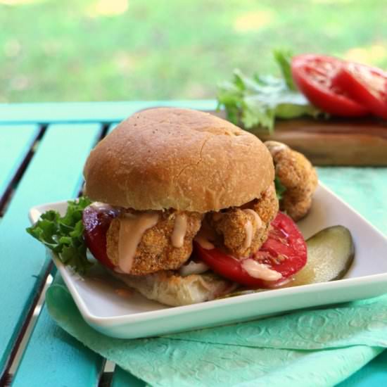 Spicy Cauliflower Po’ Boy