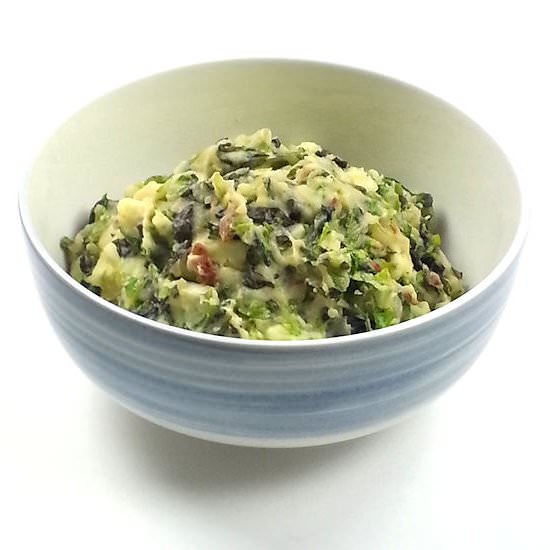 Lettuce, Potato, Bacon & Apple Mash
