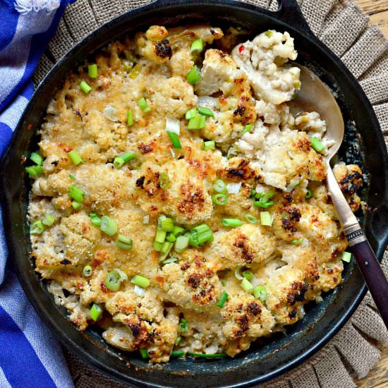 Cauliflower Gratin Casserole