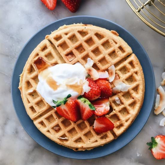 GF Vanilla & Coconut Waffles