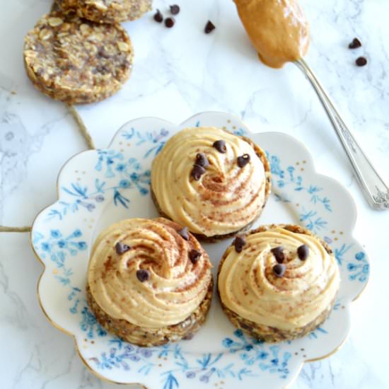 Mini Healthy Peanut Butter Pies