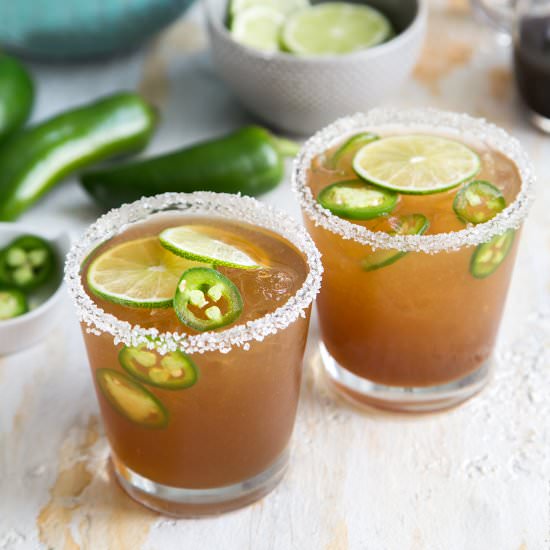 Spicy Jalapeno Margaritas