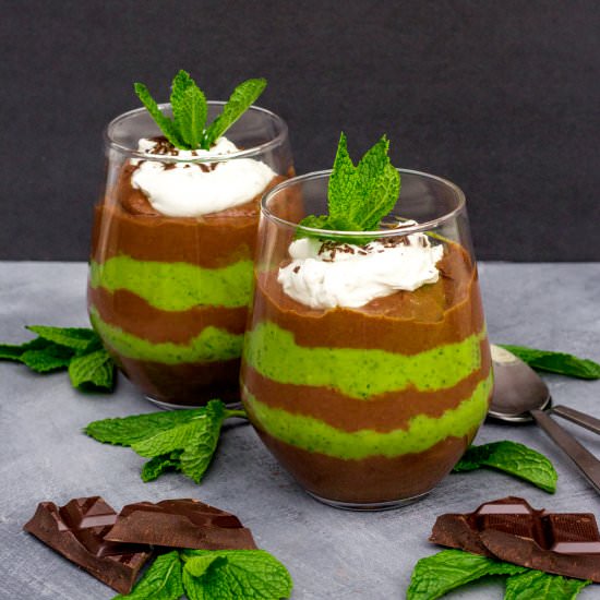 Chocolate Mint Parfait