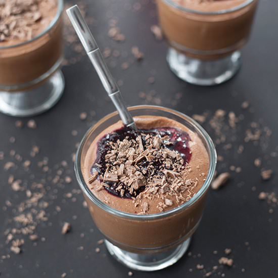 Chocolate Cherry Mousse