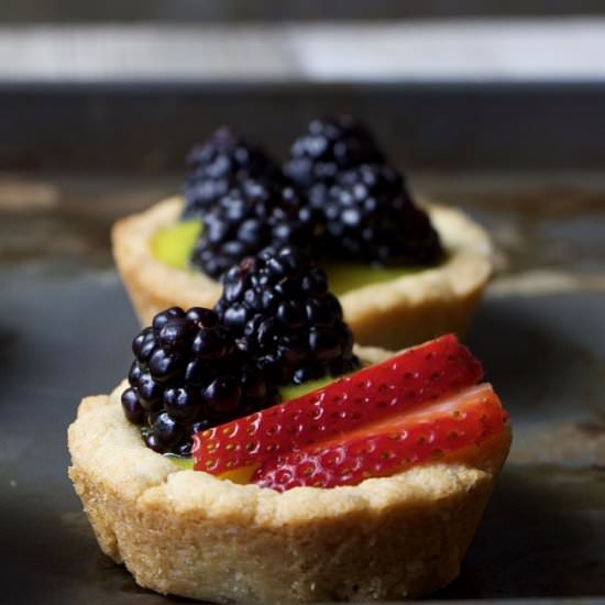 Vegan French Patisserie Fruit Tarts