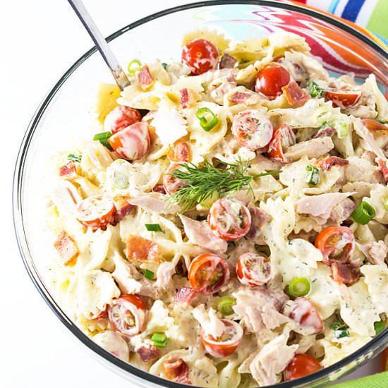Tuna and Bacon Pasta Salad