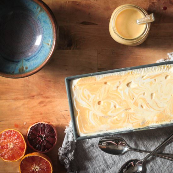 Creamsicle No Churn Ice Cream