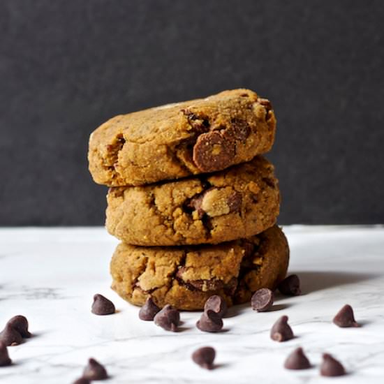 High Fiber Chocolate Chip Cookies
