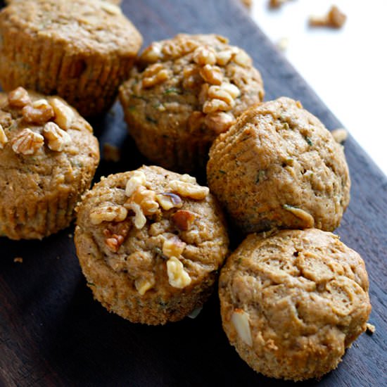 Banana Wheat Germ Muffins