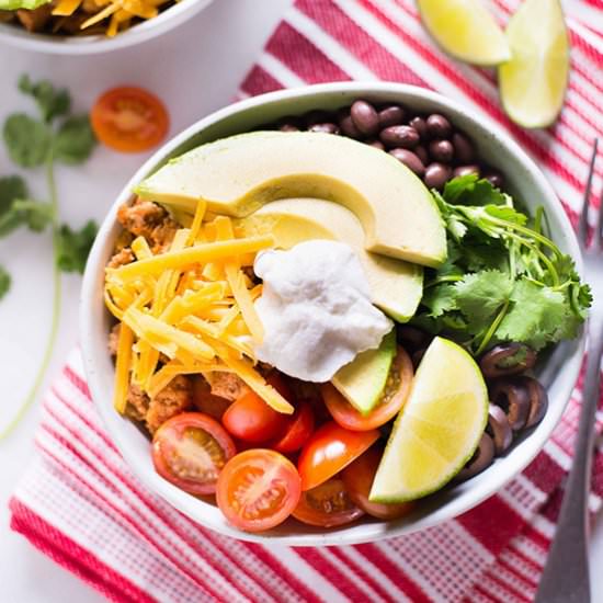 Turkey Taco Lunch Bowl