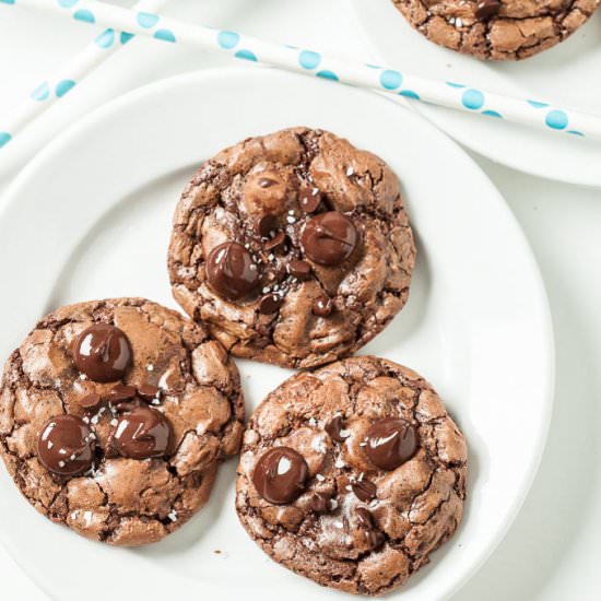 dark chocolate chip cookies