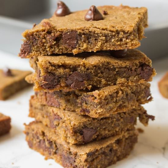 Mocha Chocolate Chip Cookie Bars