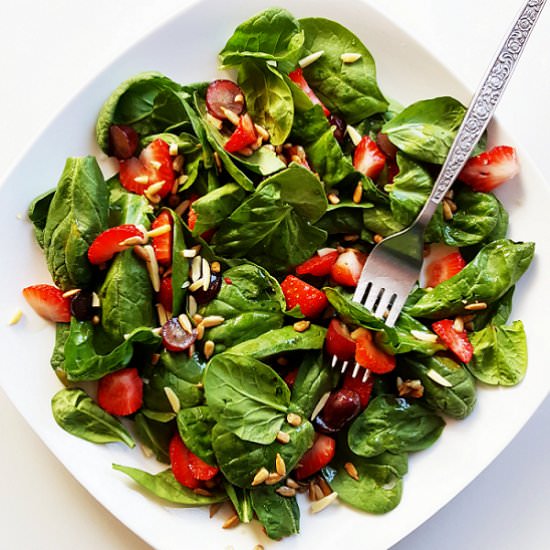 Strawberry Spinach Salad