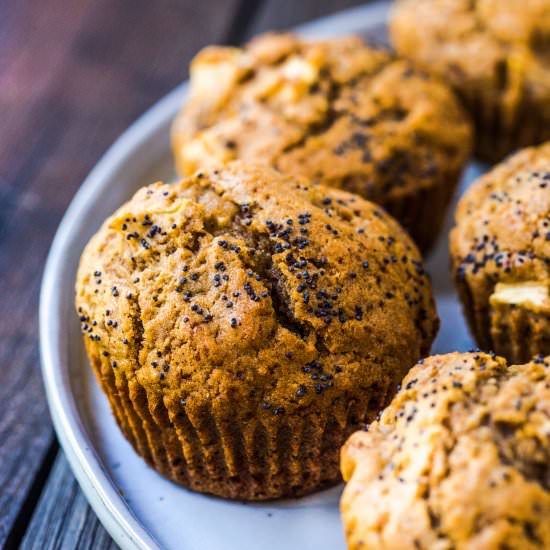 Apple Poppy Seed Muffins