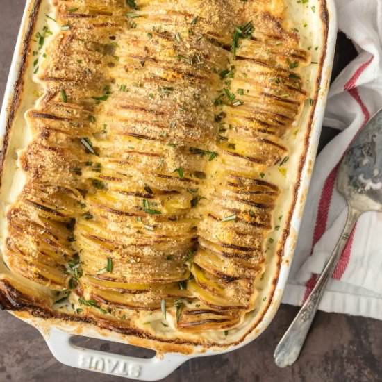 Garlic Herb Scalloped Potatoes