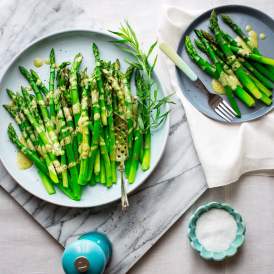 Asparagus with Tarragon Vinaigrette