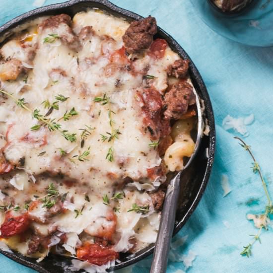 Deconstructed Skillet Lasagne