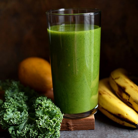 Kale Smoothie with Mango n Banana