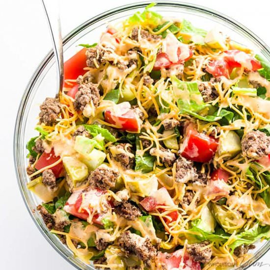 Big Mac Salad (Low Carb, GF)