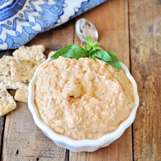 Sun Dried Tomato Basil Hummus