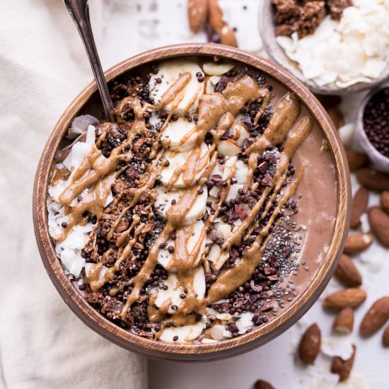 Chocolate Coconut Smoothie Bowl