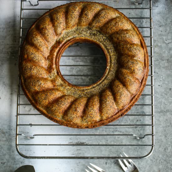 GF Poppy Seed Breakfast Cake