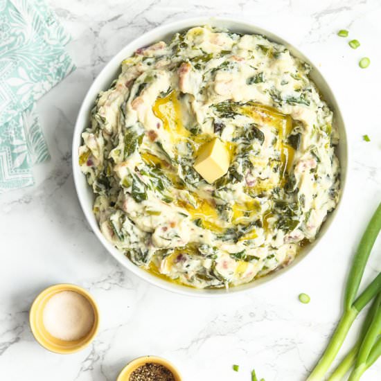 Easy Low-Carb Colcannon