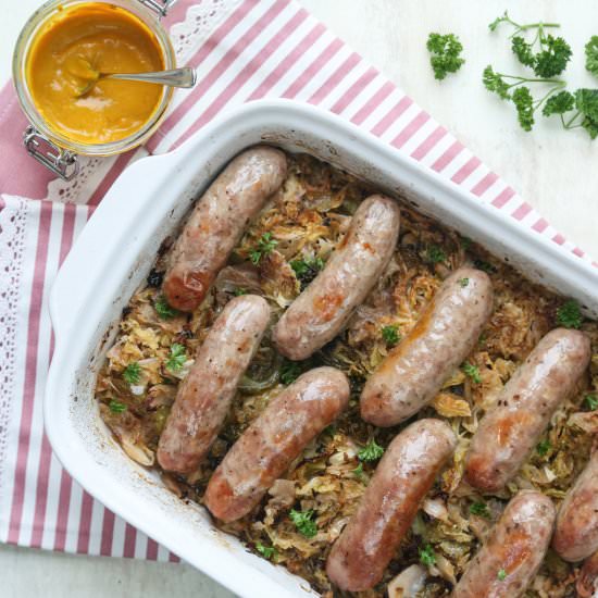 Sauerkraut Sausage Casserole